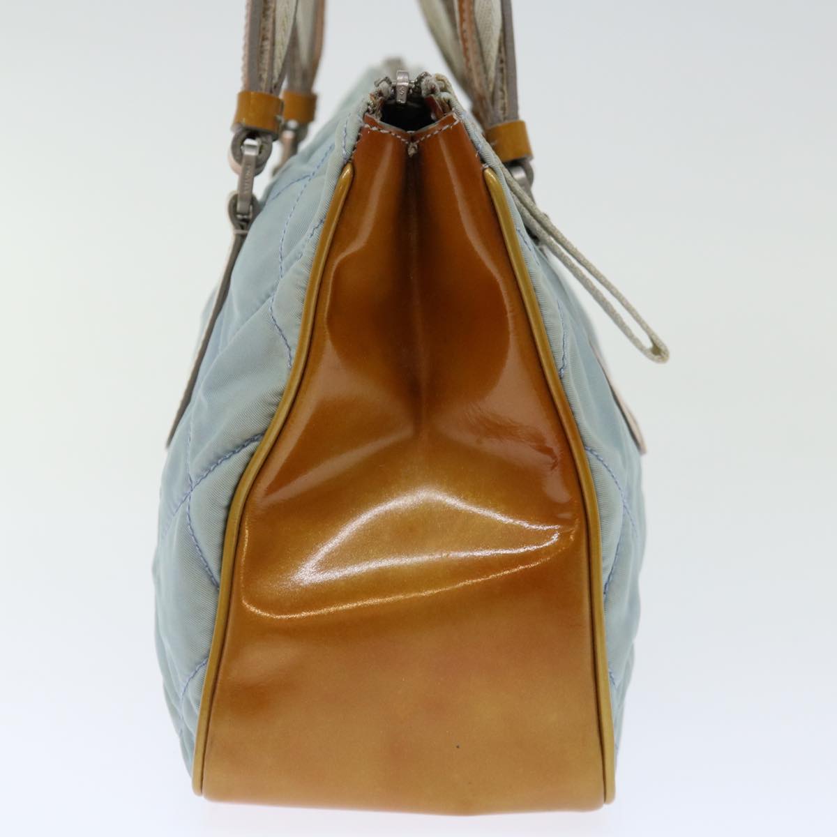 PRADA Shoulder Bag Nylon Blue fm3362