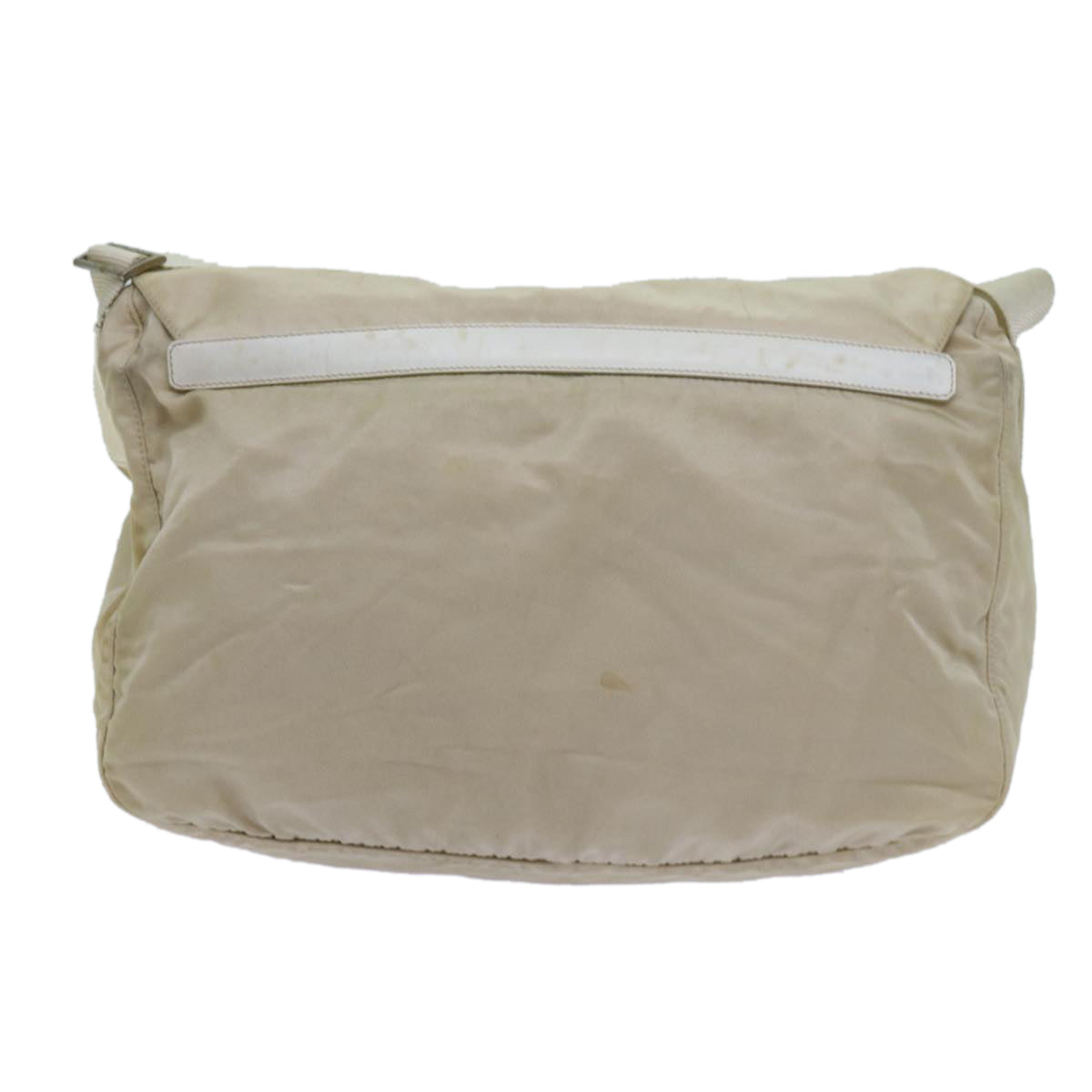 PRADA Shoulder Bag Nylon Beige fm3366