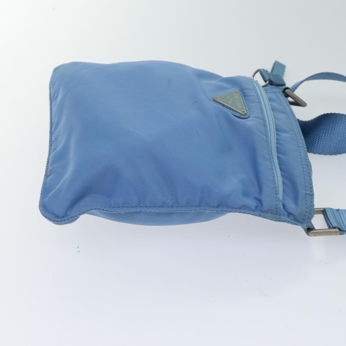 PRADA Shoulder Bag Nylon Blue fm3368
