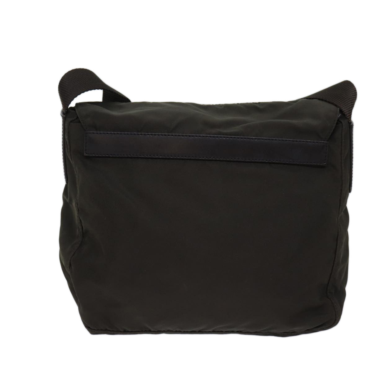 PRADA Shoulder Bag Nylon Khaki fm3370
