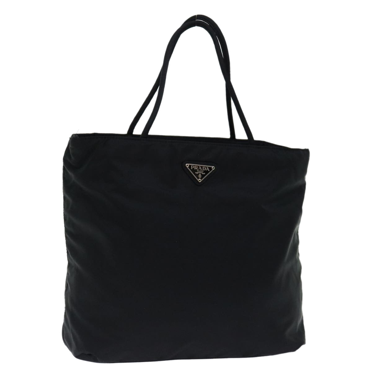 PRADA Hand Bag Nylon Black fm3371