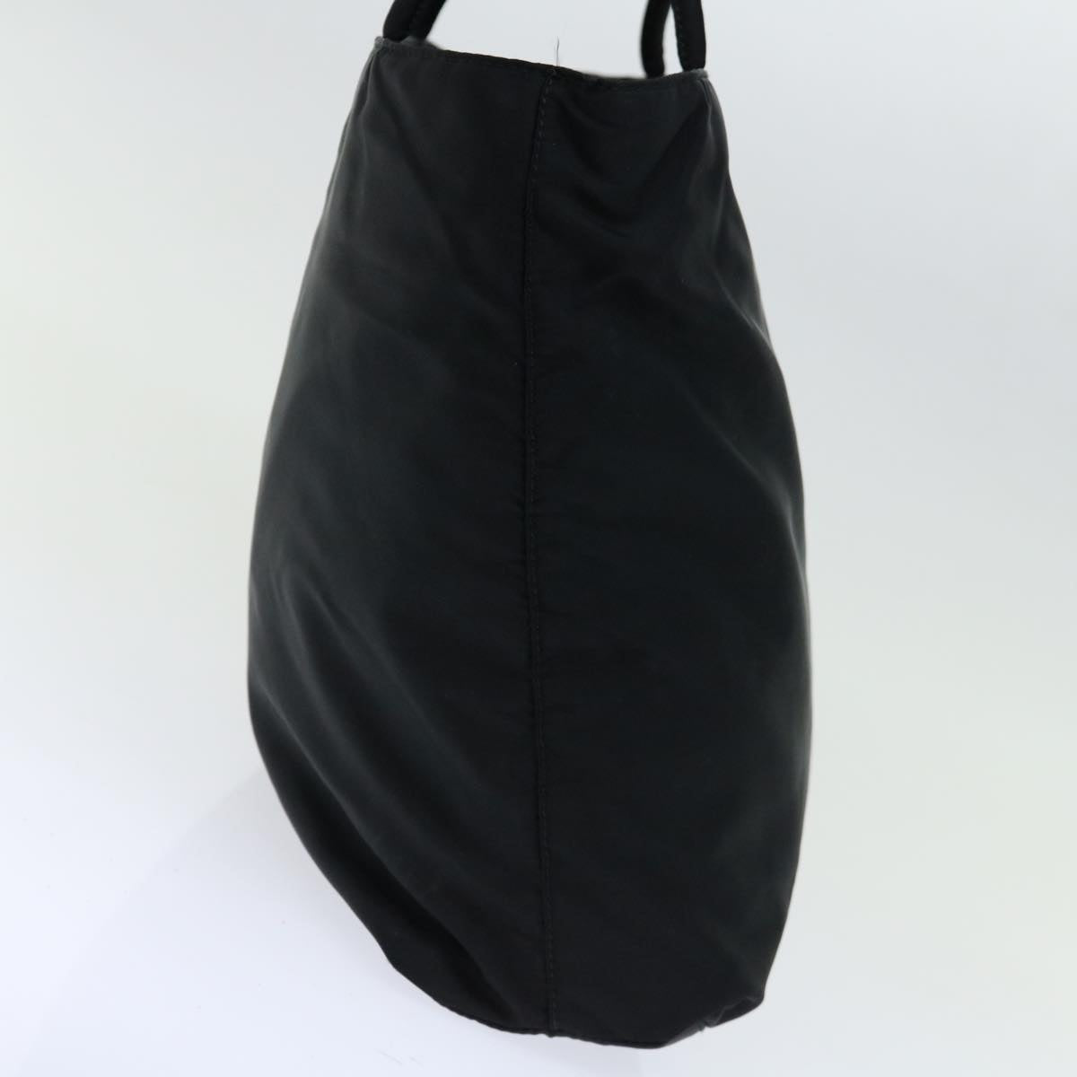 PRADA Hand Bag Nylon Black fm3371