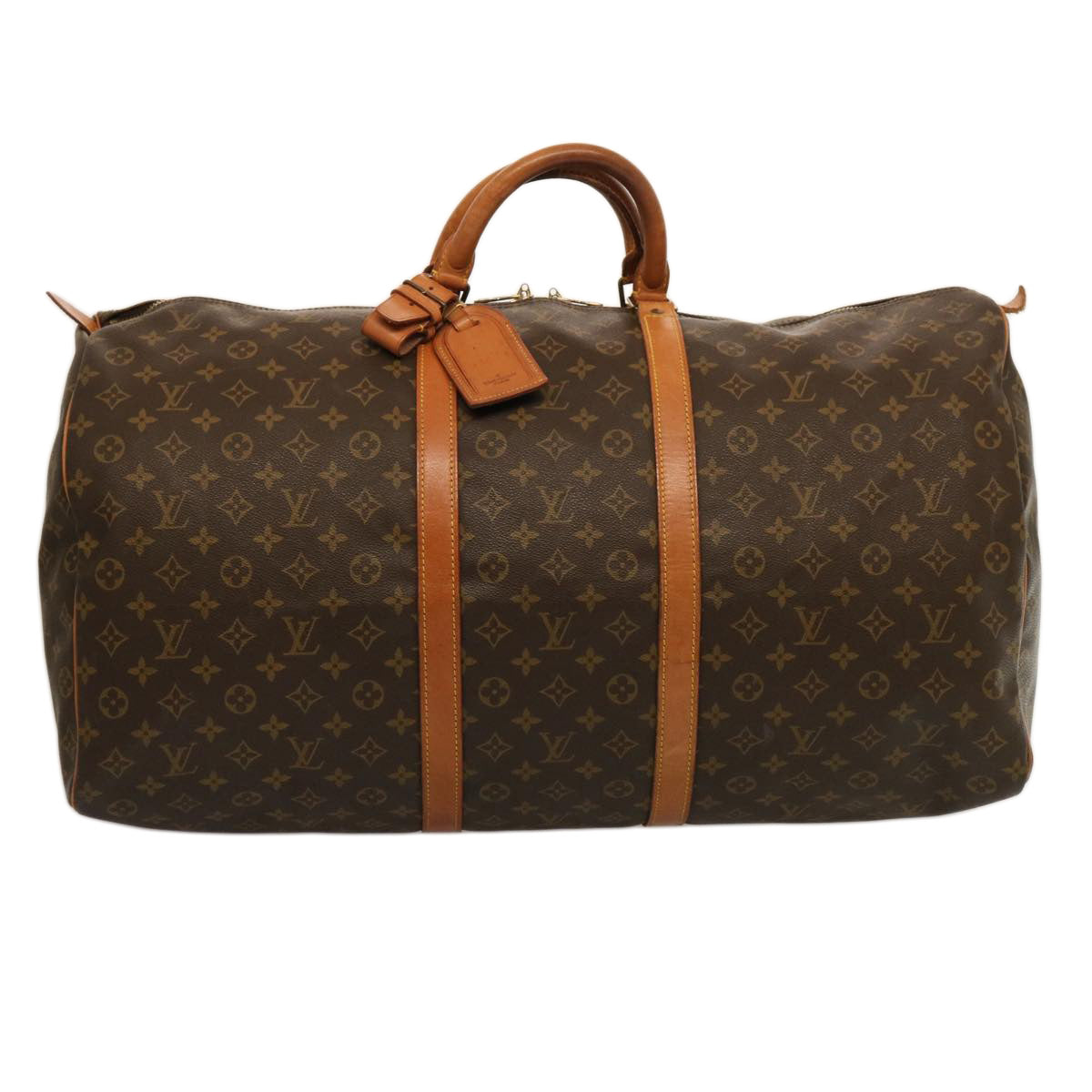 LOUIS VUITTON Monogram Keepall 60 Boston Bag M41422 LV fm3399