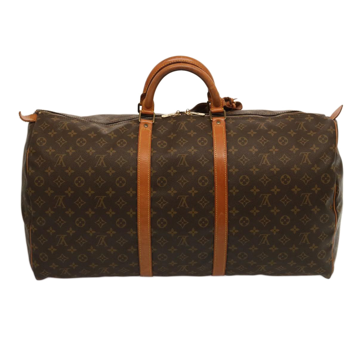 LOUIS VUITTON Monogram Keepall 60 Boston Bag M41422 LV fm3399