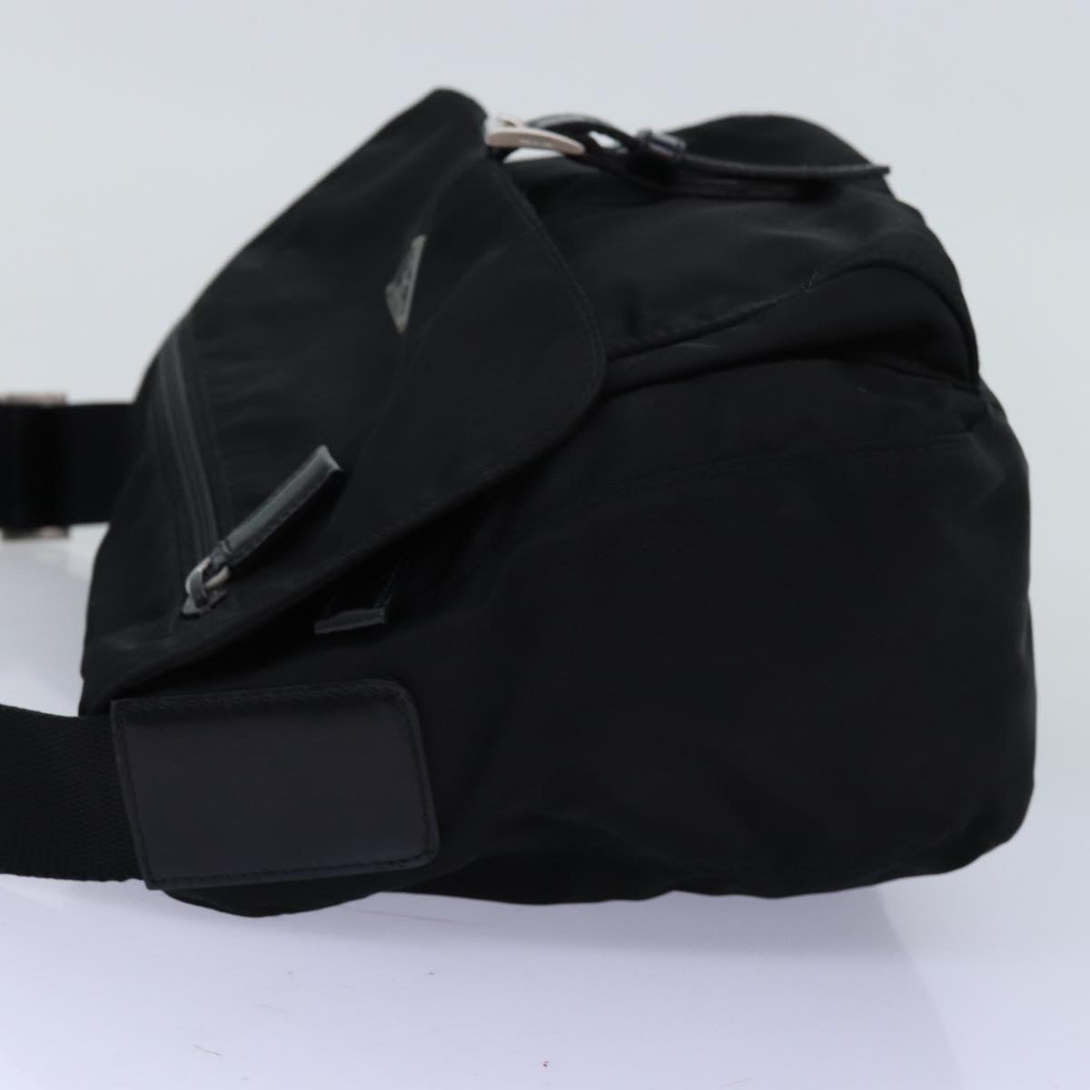 PRADA Shoulder Bag Nylon Black fm3426