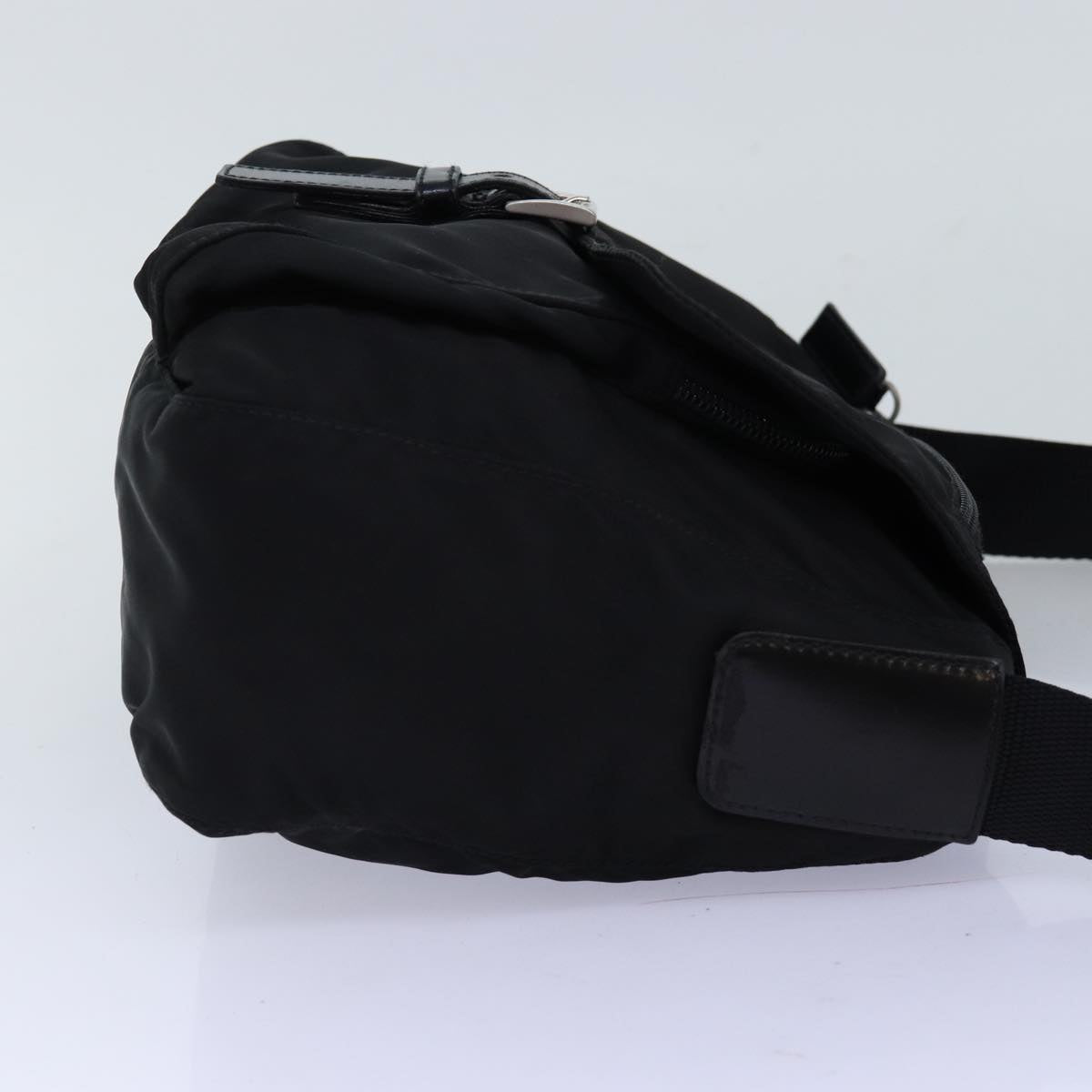 PRADA Shoulder Bag Nylon Black fm3426