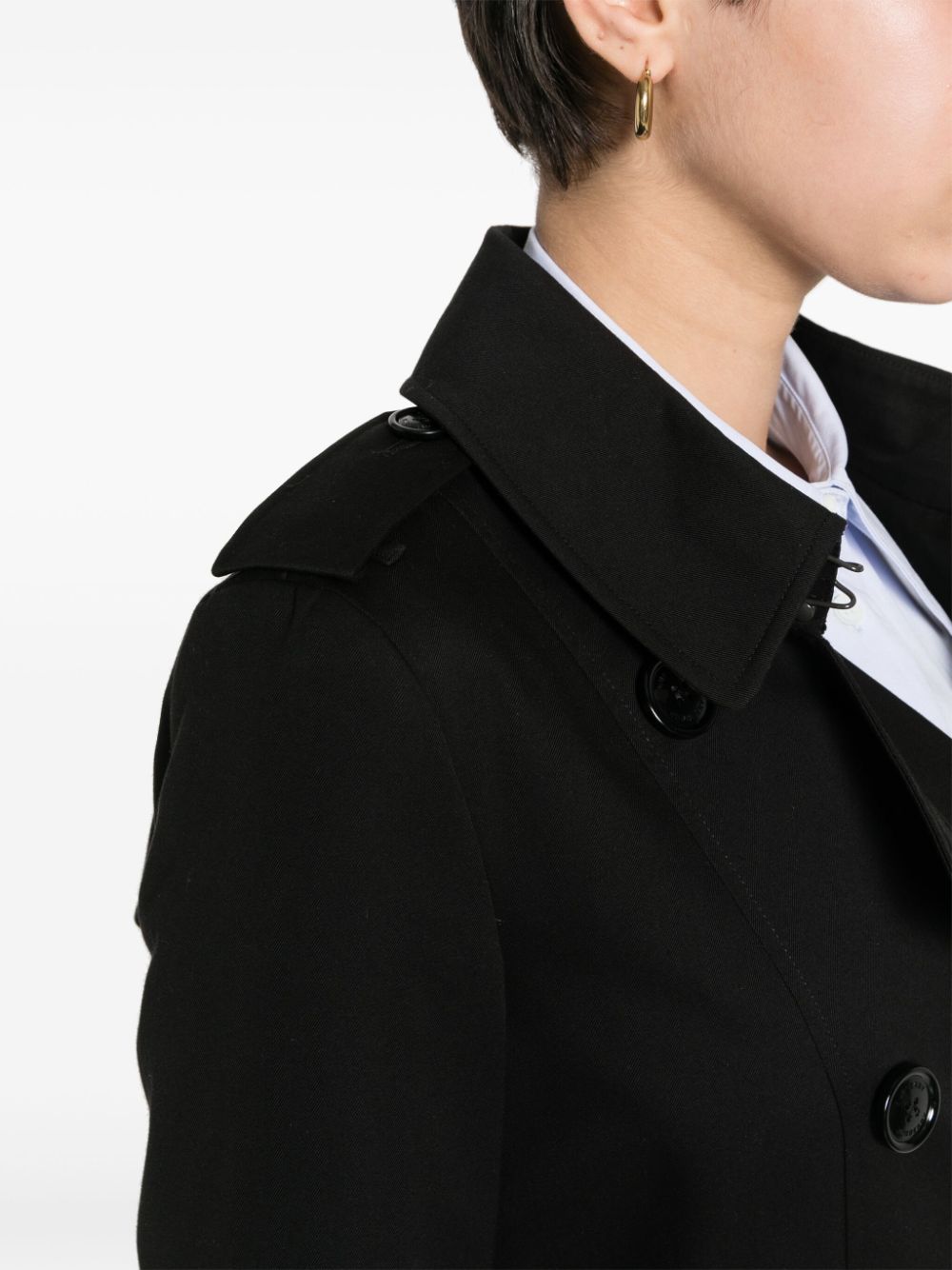 Burberry Women Chelsea Cotton Trench Coat