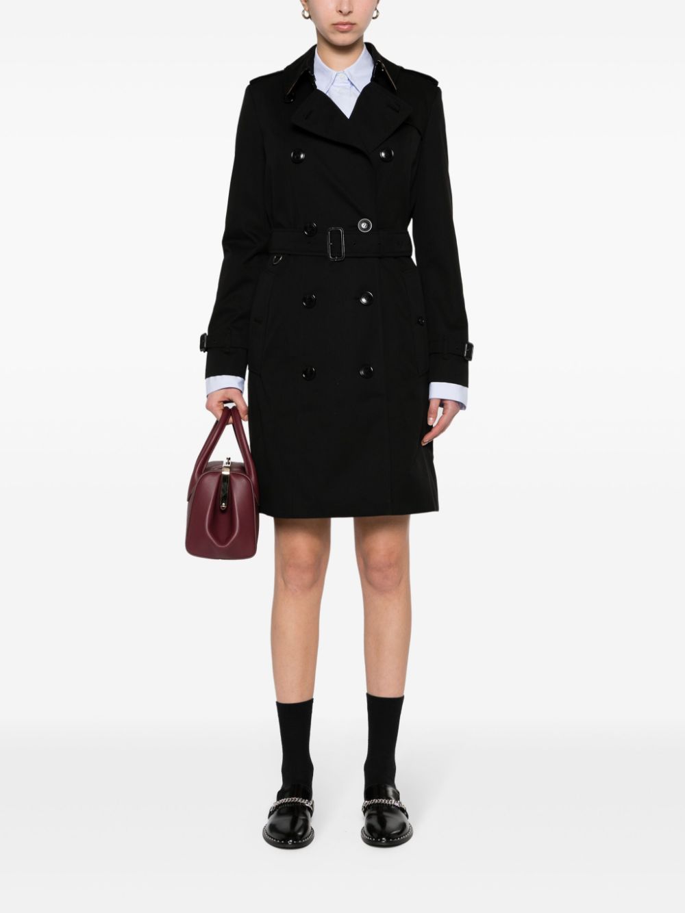 Burberry Women Chelsea Cotton Trench Coat