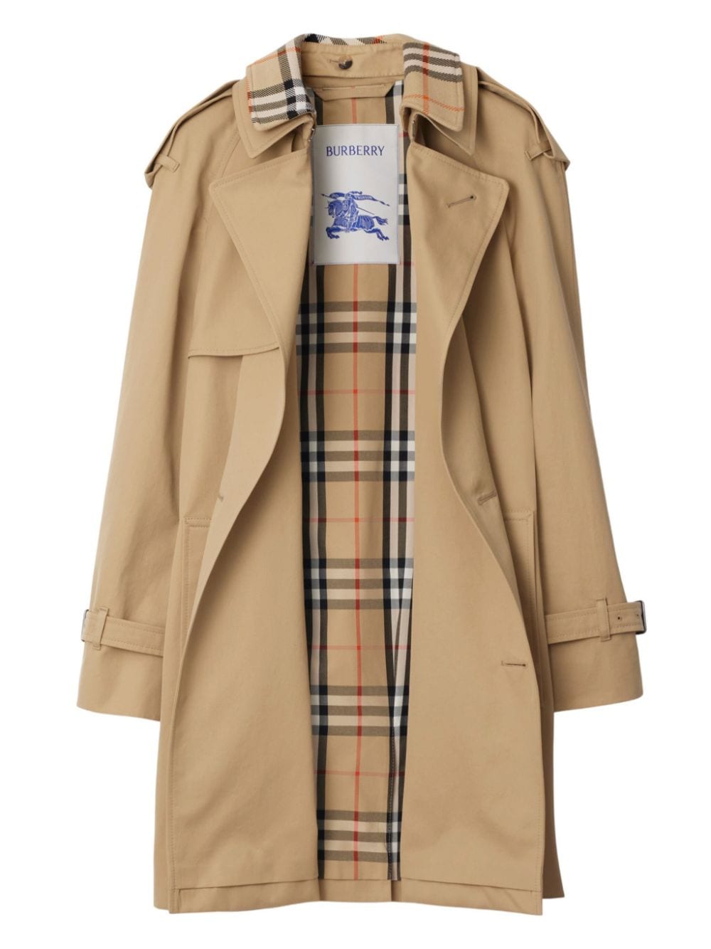 Burberry Women Cotton Trench Coat