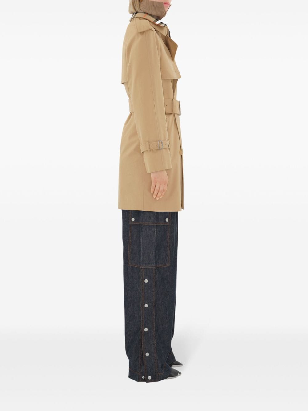 Burberry Women Cotton Trench Coat