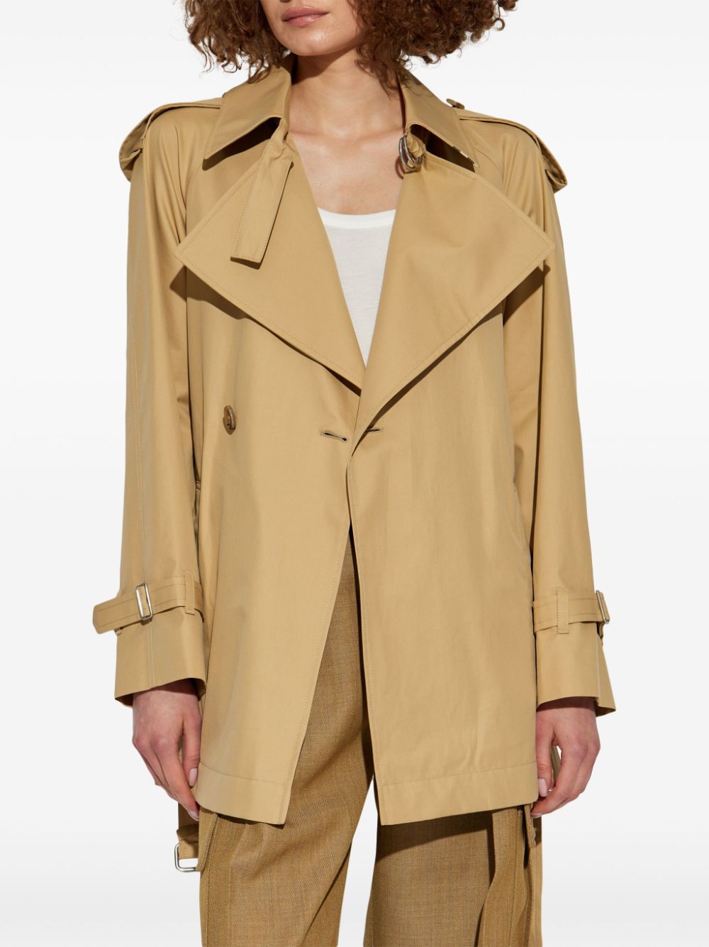 Burberry Women Cotton Trench Coat