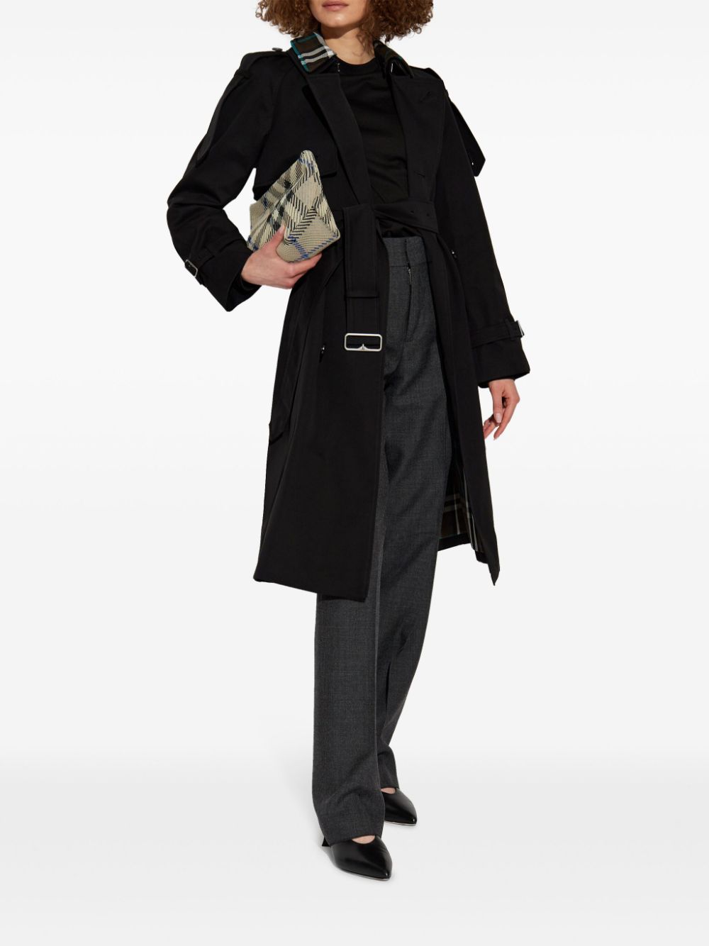 Burberry Women Cotton Trench Coat