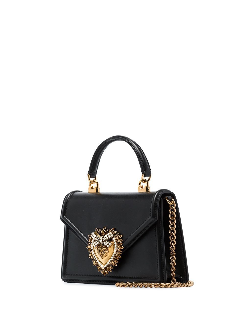 Dolce & Gabbana Women Devotion Small Leather Handbag