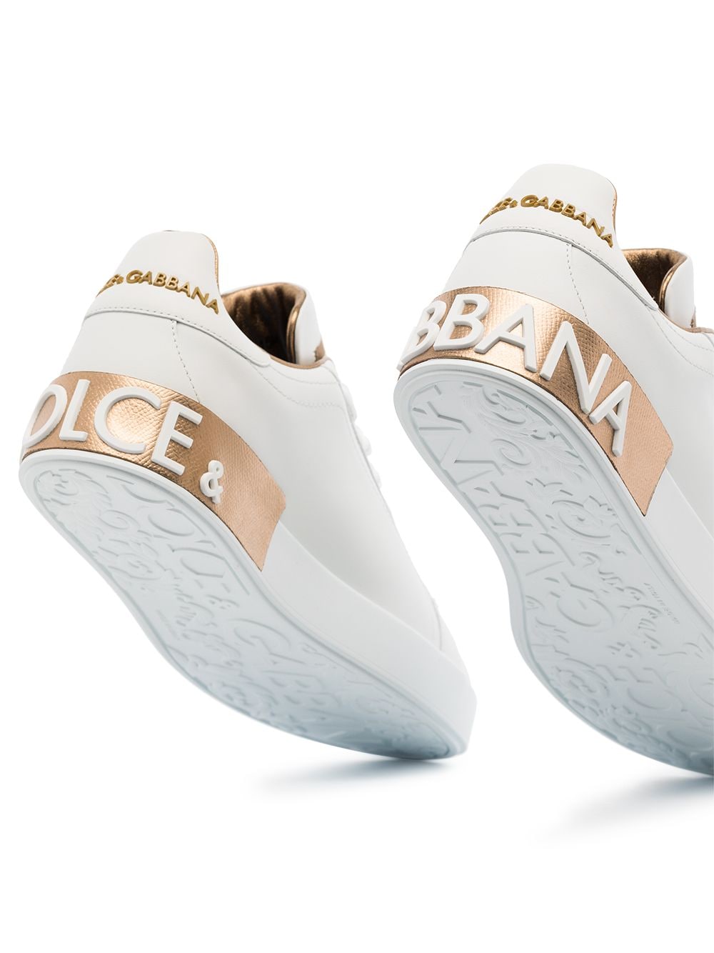 Dolce & Gabbana Women Portofino Leather Sneakers