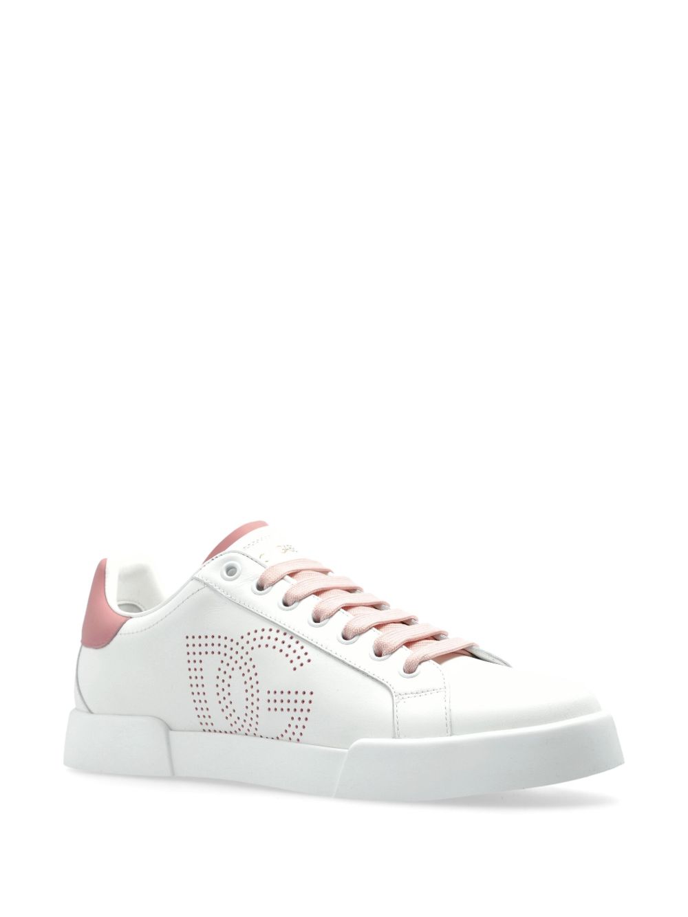 Dolce & Gabbana Women Portofino Leather Sneakers
