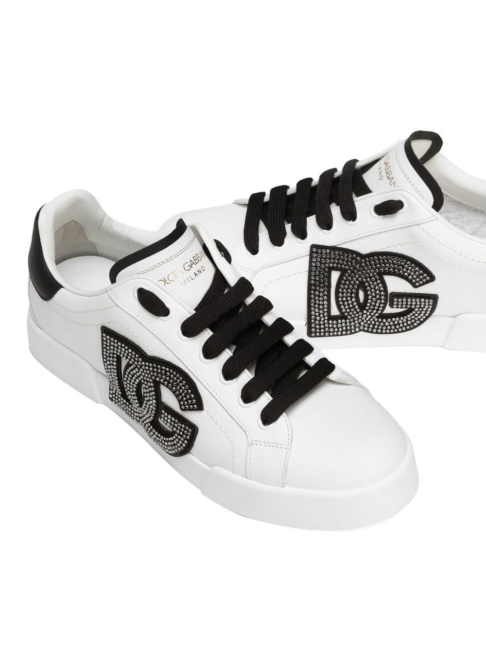 Dolce & Gabbana Women Portofino Leather Sneakers