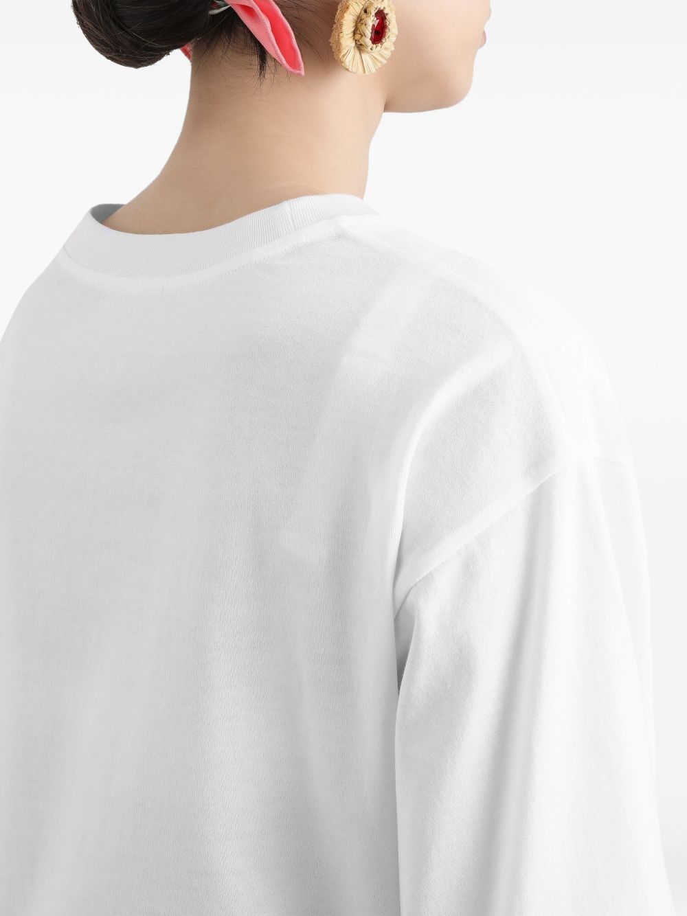 Dolce & Gabbana Women Logo Cotton T-Shirt