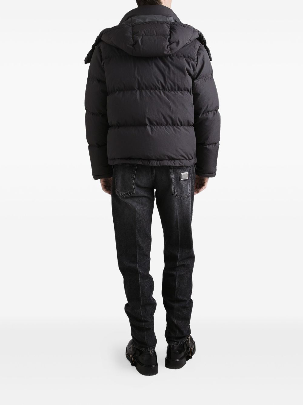 Dolce & Gabbana Men Nylon Short Down Jacket