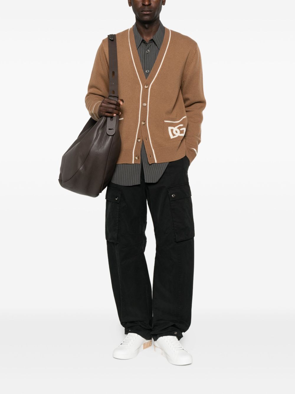 Dolce & Gabbana Men Cotton Cargo Trousers