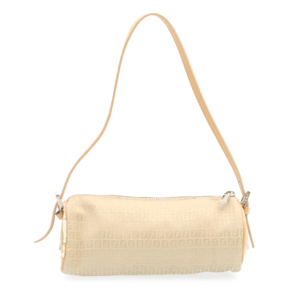 FENDI Micro Zucca Canvas Accessory Pouch Beige am1285g