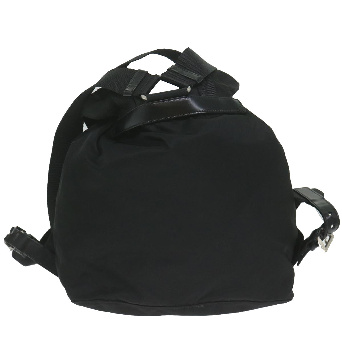 PRADA Backpack Nylon Black hk1023