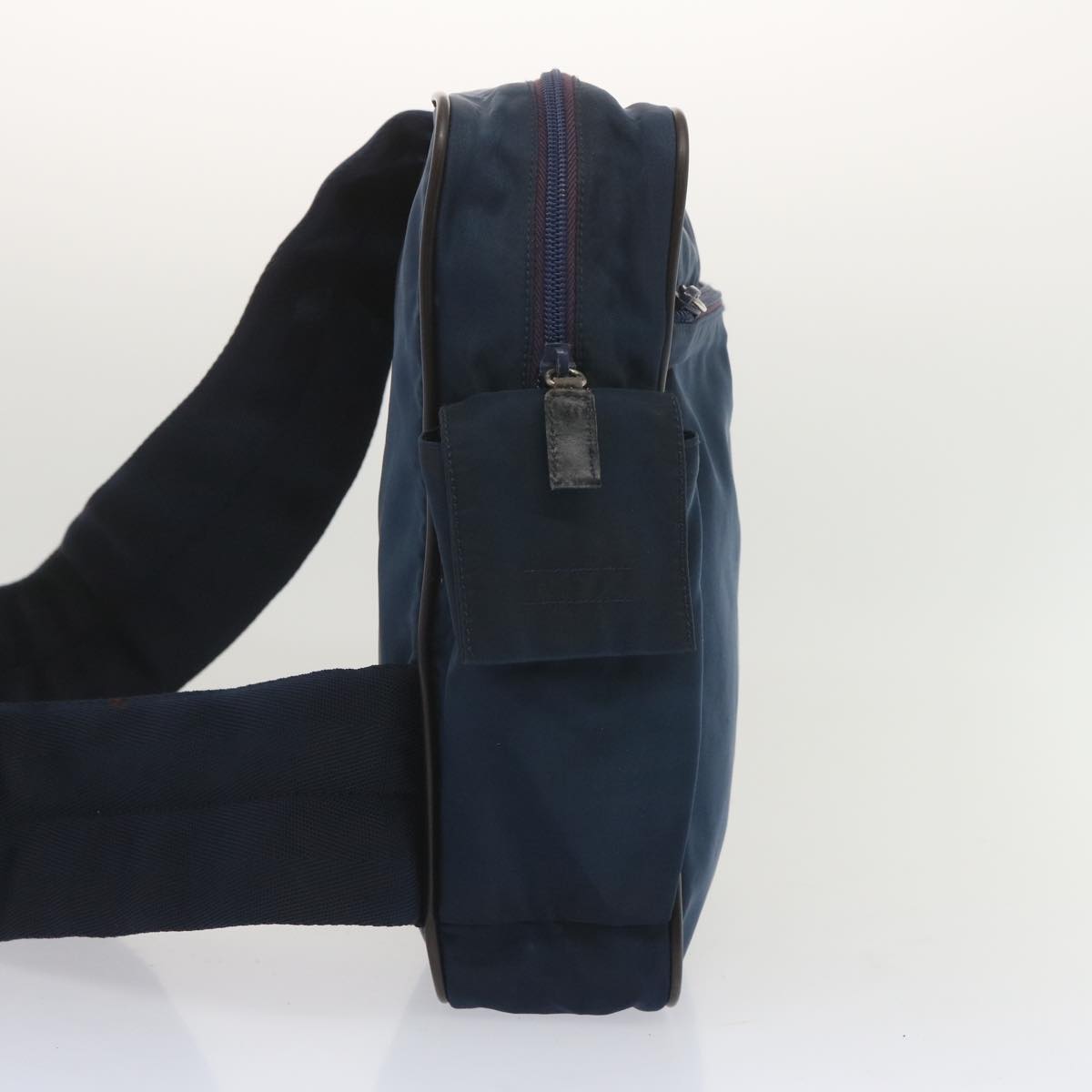 PRADA Shoulder Bag Nylon Navy  hk1116
