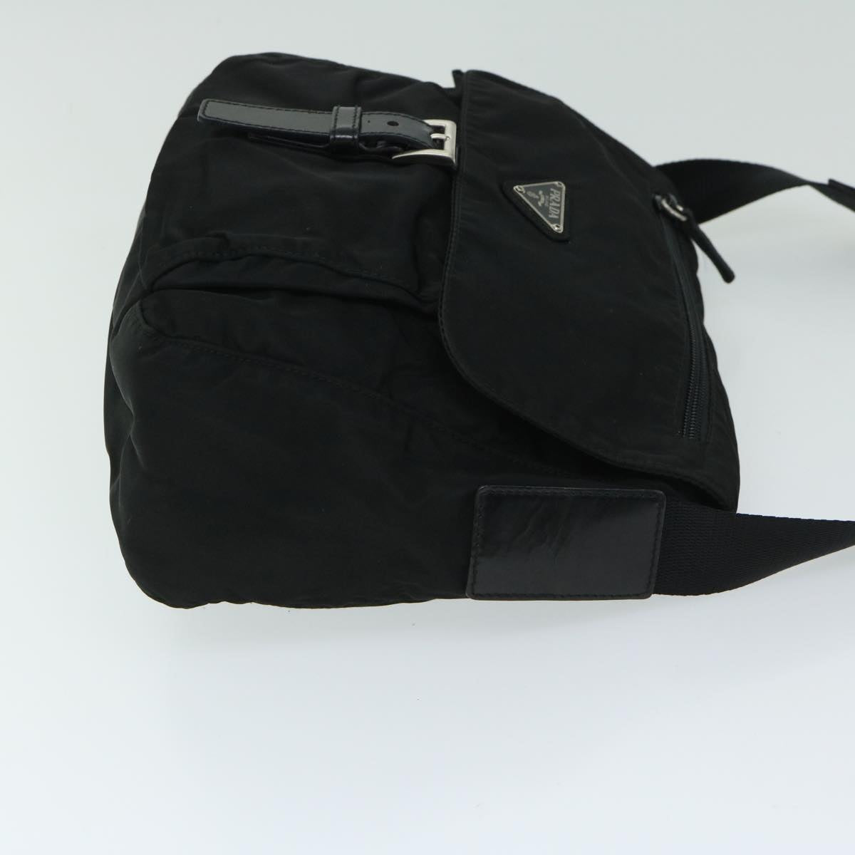PRADA Shoulder Bag Nylon Black  hk1122