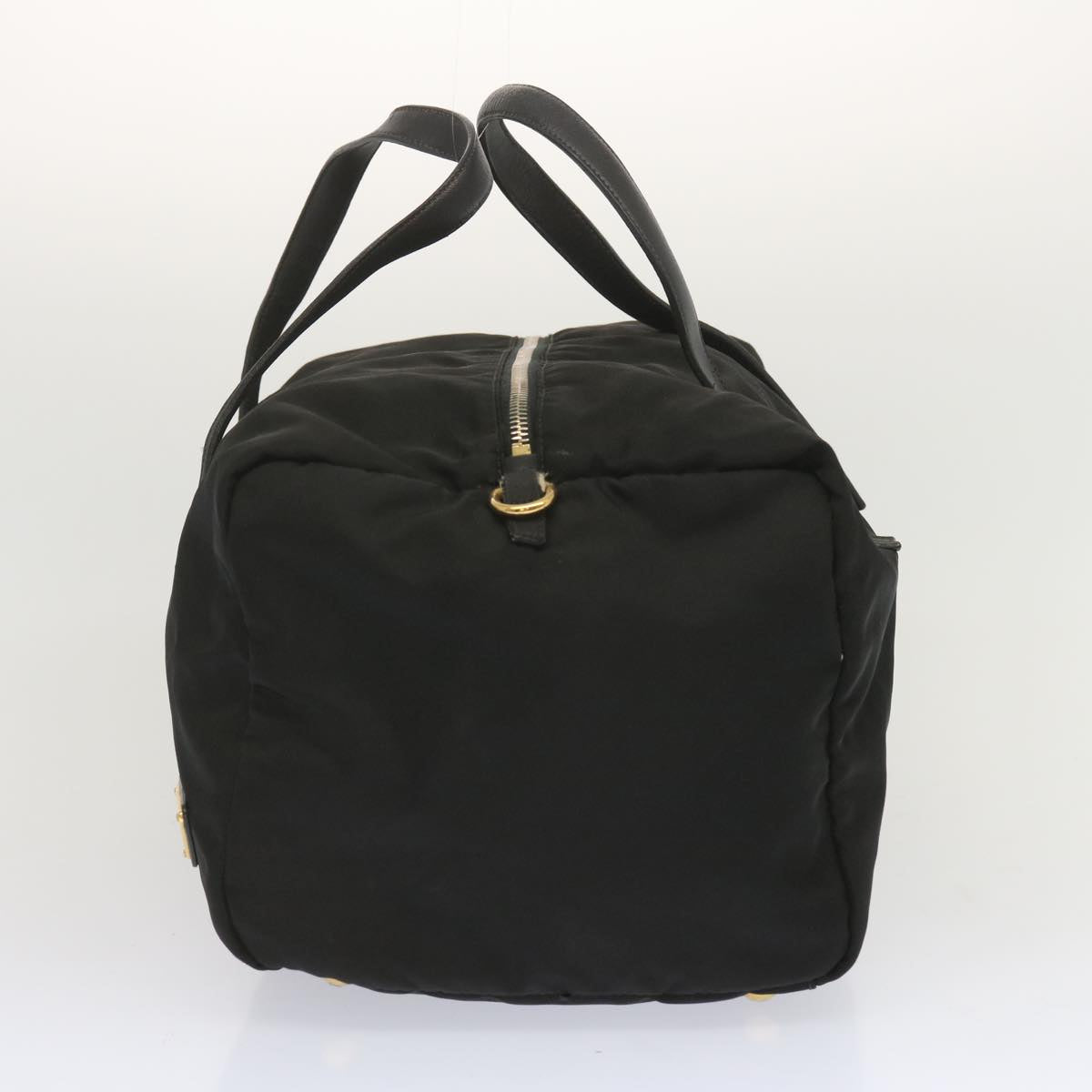 PRADA Hand Bag Nylon Black  hk1173