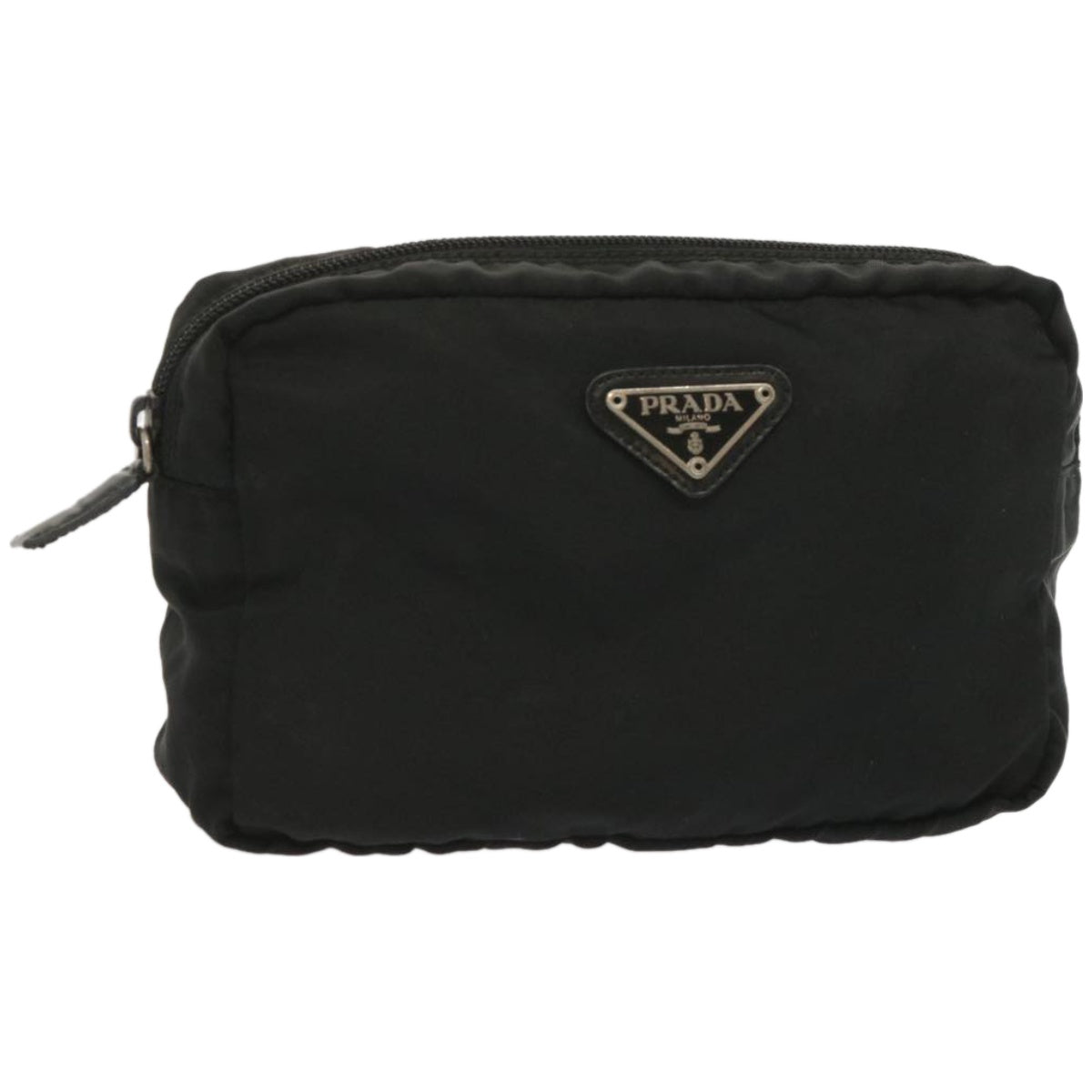 PRADA Pouch Nylon Black  hk1175