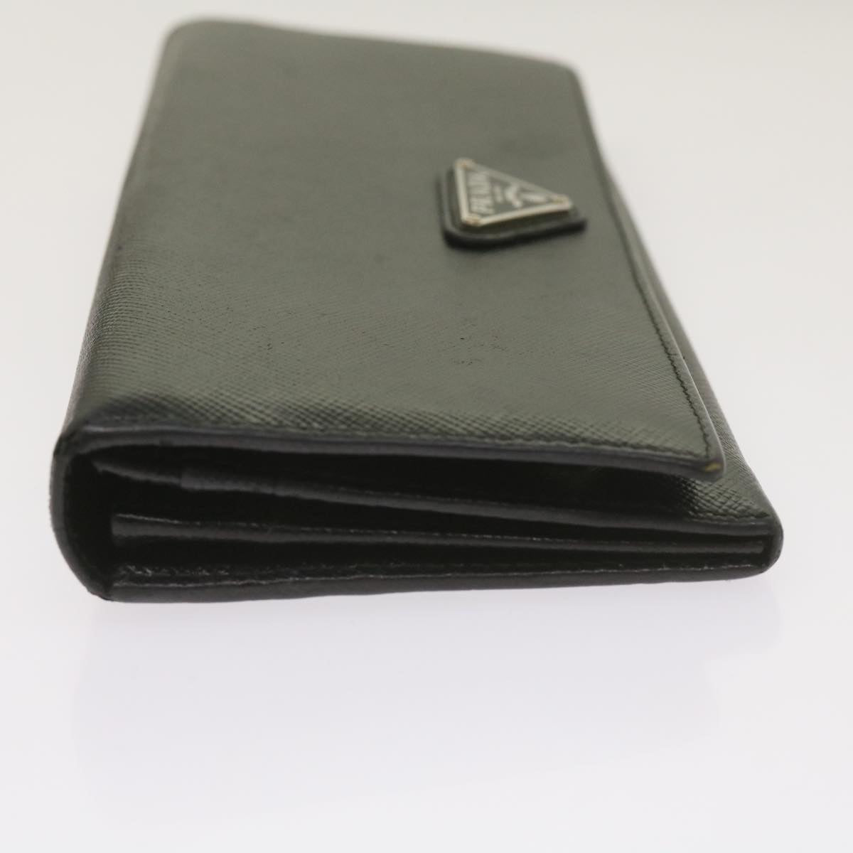 PRADA Long Wallet Safiano leather Black  hk1178
