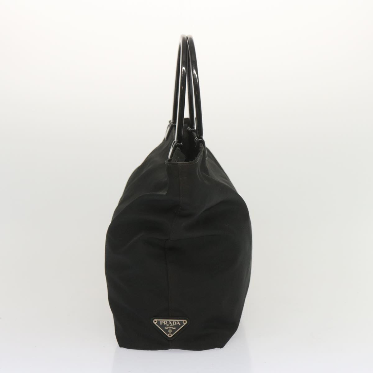 PRADA Hand Bag Nylon Black  hk1182