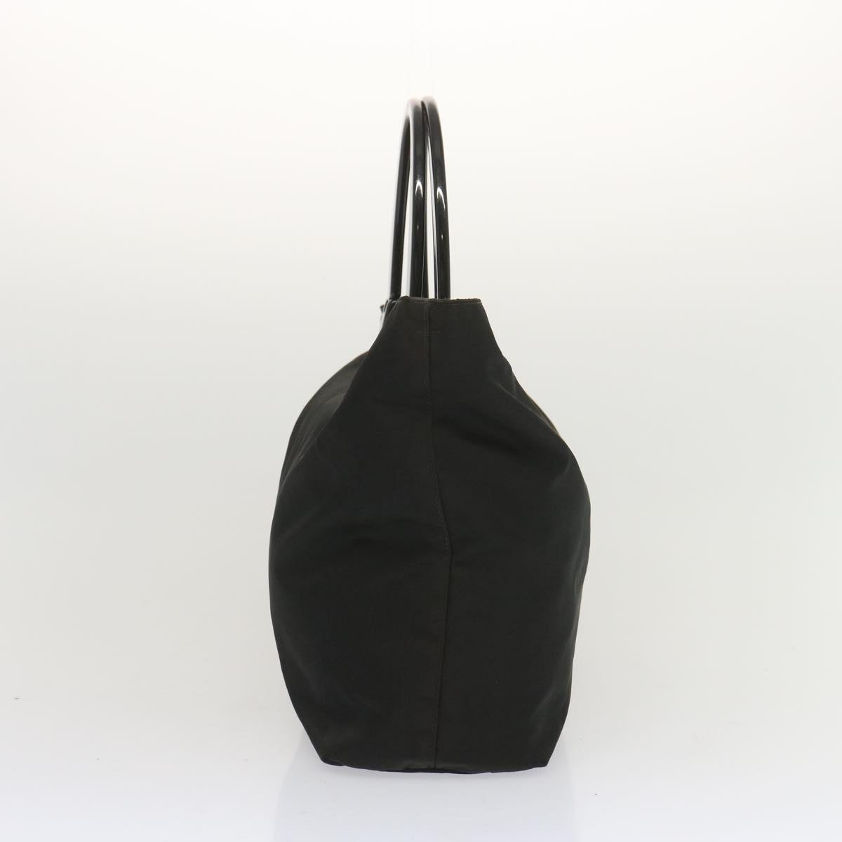 PRADA Hand Bag Nylon Black  hk1182