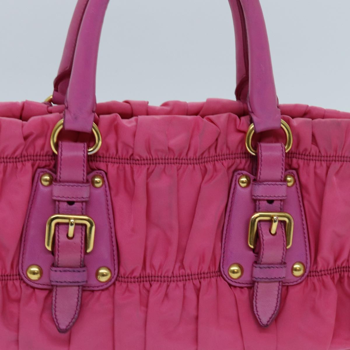 PRADA Hand Bag Nylon 2way Pink hk1210