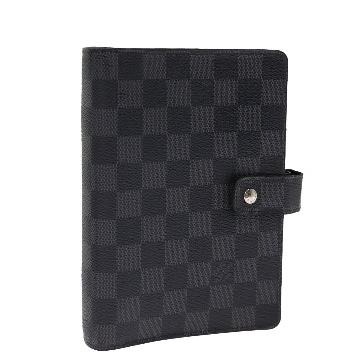LOUIS VUITTON Damier Graphite Agenda MM Day Planner Cover R20242 LV hk1284