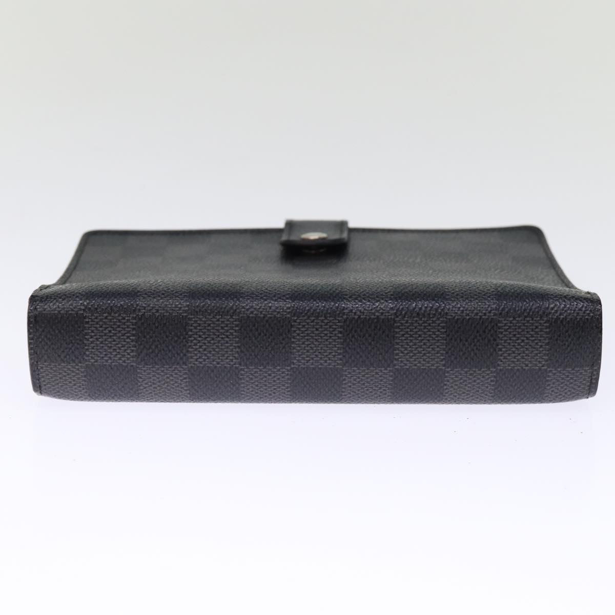 LOUIS VUITTON Damier Graphite Agenda MM Day Planner Cover R20242 LV hk1284