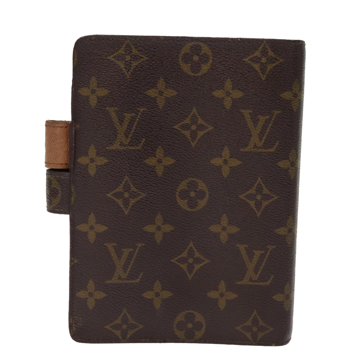 LOUIS VUITTON Monogram Agenda MM Day Planner Cover R20105 LV hk1285