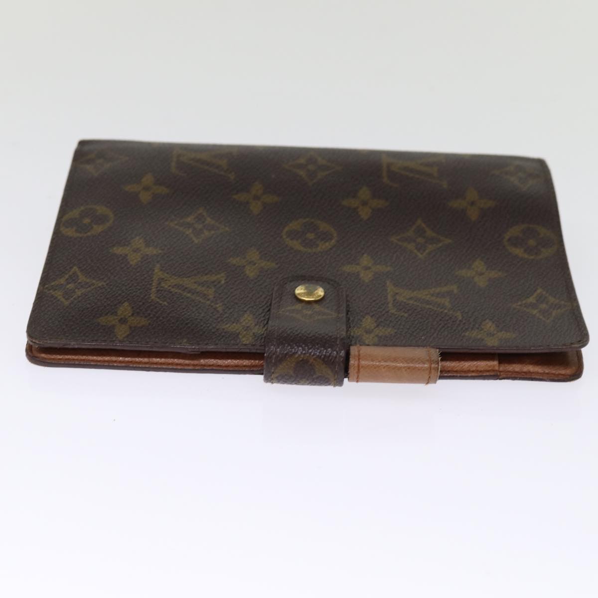 LOUIS VUITTON Monogram Agenda MM Day Planner Cover R20105 LV hk1285