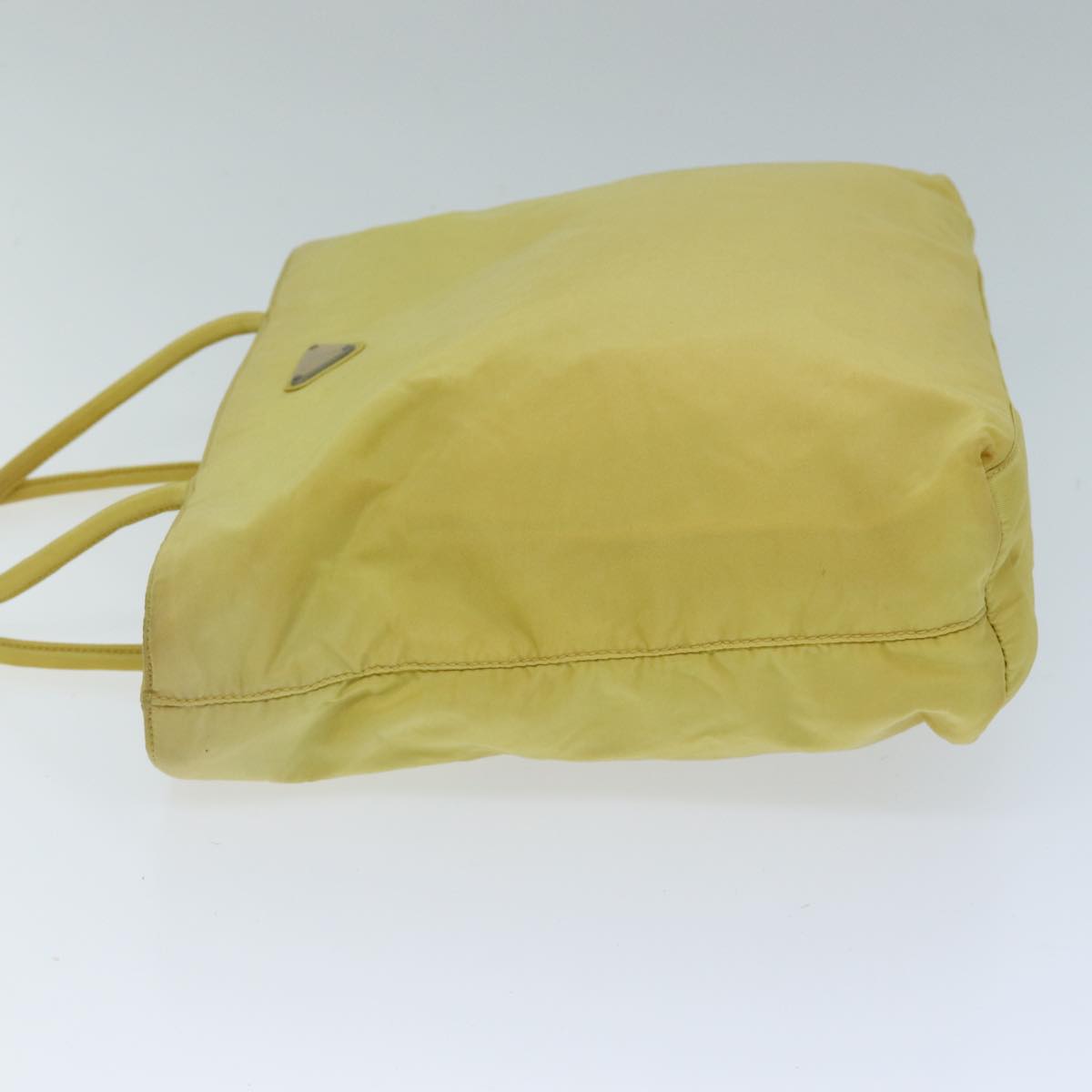 PRADA Hand Bag Nylon Yellow hk1317