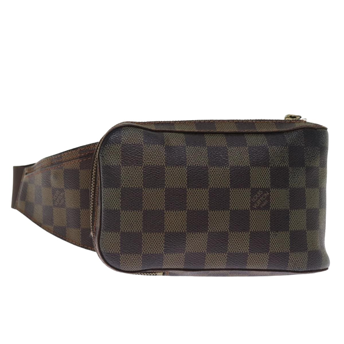 LOUIS VUITTON Damier Ebene Geronimos Shoulder Bag N51994 LV hk1335