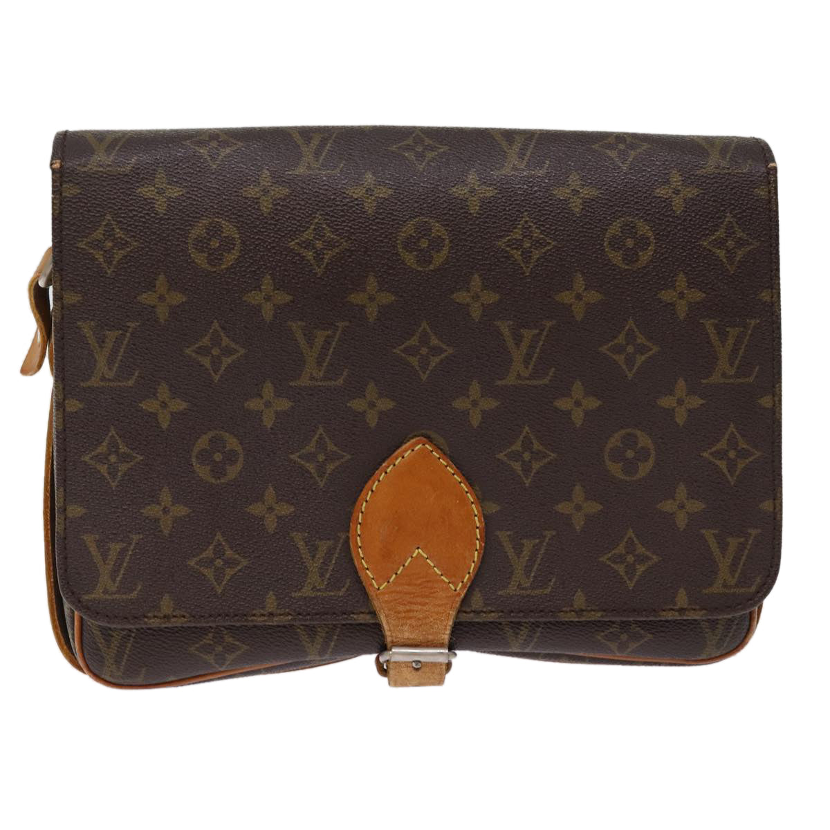 LOUIS VUITTON Monogram Cartouchiere GM Shoulder Bag Vintage M51252 hk1339