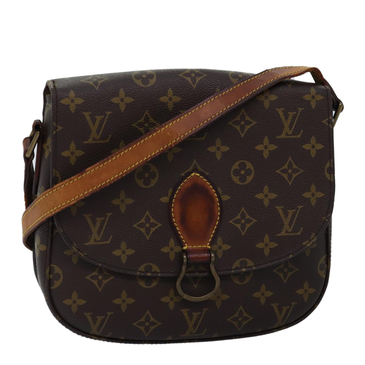 LOUIS VUITTON Monogram Saint Cloud GM Shoulder Bag M51242 LV hk1346