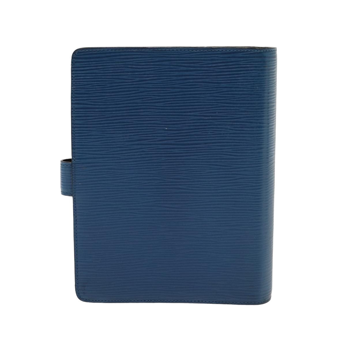 LOUIS VUITTON Epi Agenda MM Day Planner Cover Blue R20055 LV hk1395