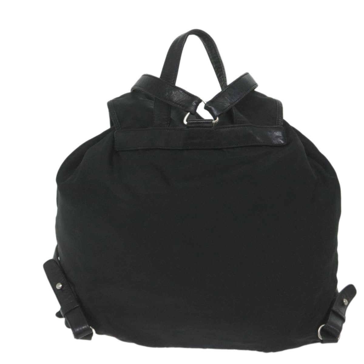 PRADA Backpack Nylon Black hk925