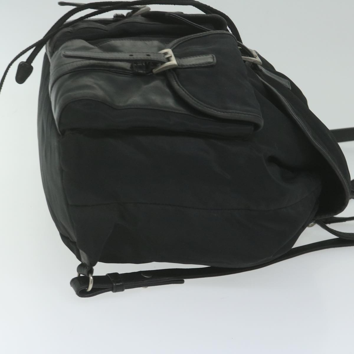 PRADA Backpack Nylon Black hk925
