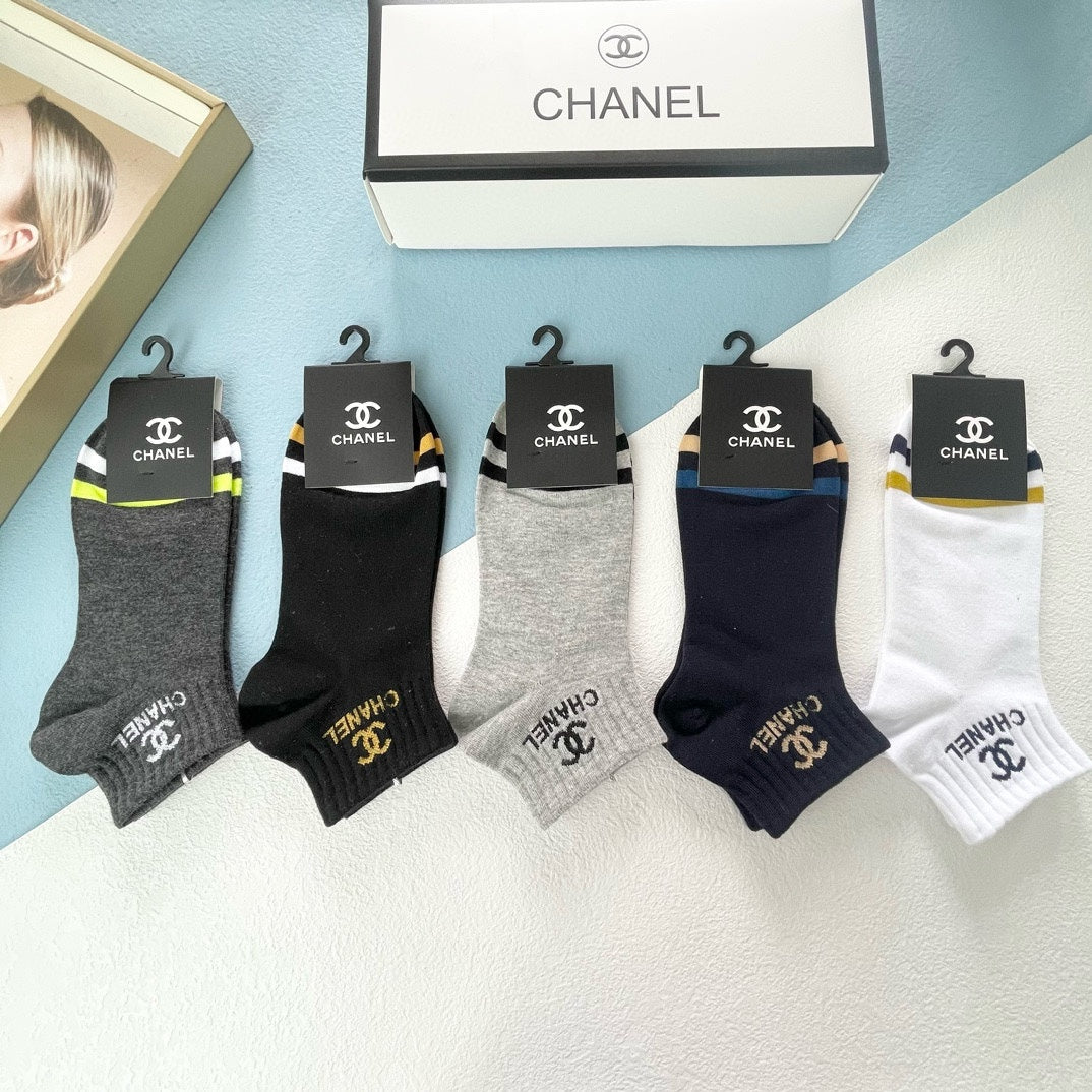 CHANEL ANKLE SOCKS 189432 (1 BOX)