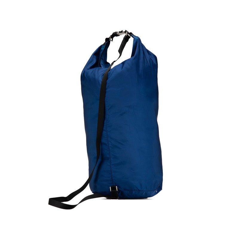 Prada Triangle Logo Plate Nylon Shoulder Bag