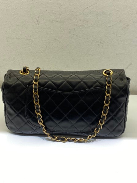 Chanel Black Single Flap Medium Bag