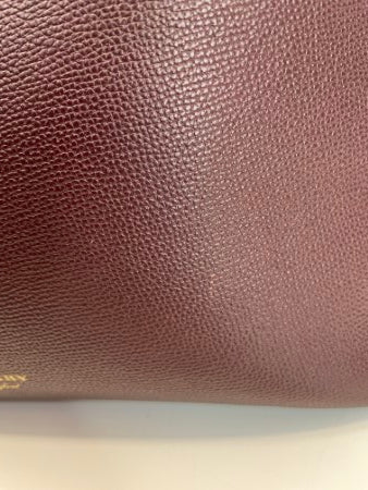 Burberry Burgundy Banner Tote Medium Bag