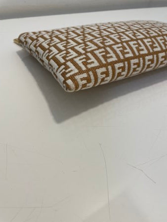 Fendi Brown FF Flat Pouch