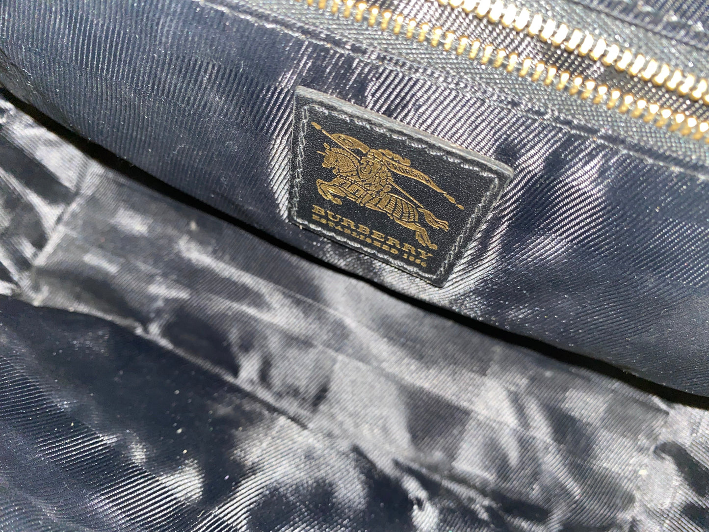 Burberry Black Mini Monor Tote Bag